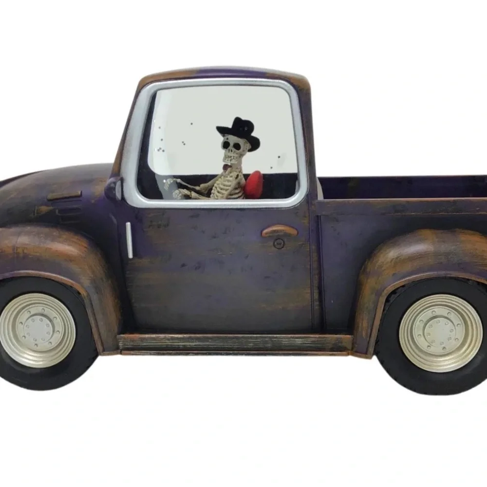 Halloween skeleton light up pick up truck - Picture 4 of 4